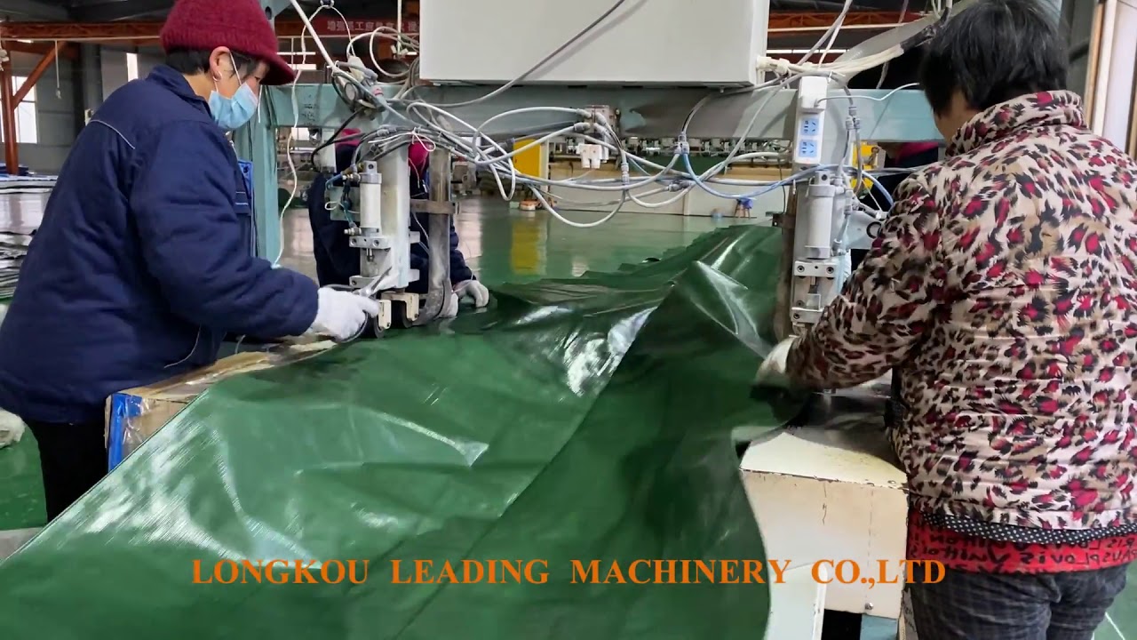 Tarpaulin Hemming Machine Operation Youtube