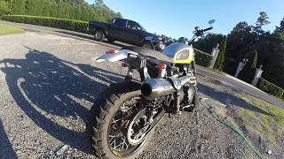 Riding an Awesome Triumph Scrambler 900 - Arrow Exhaust, Ohlins, Excel Wheels, and more!