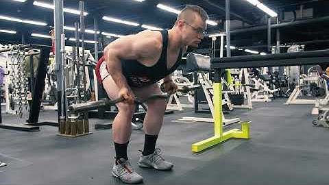 Underhand EZ Bar Row