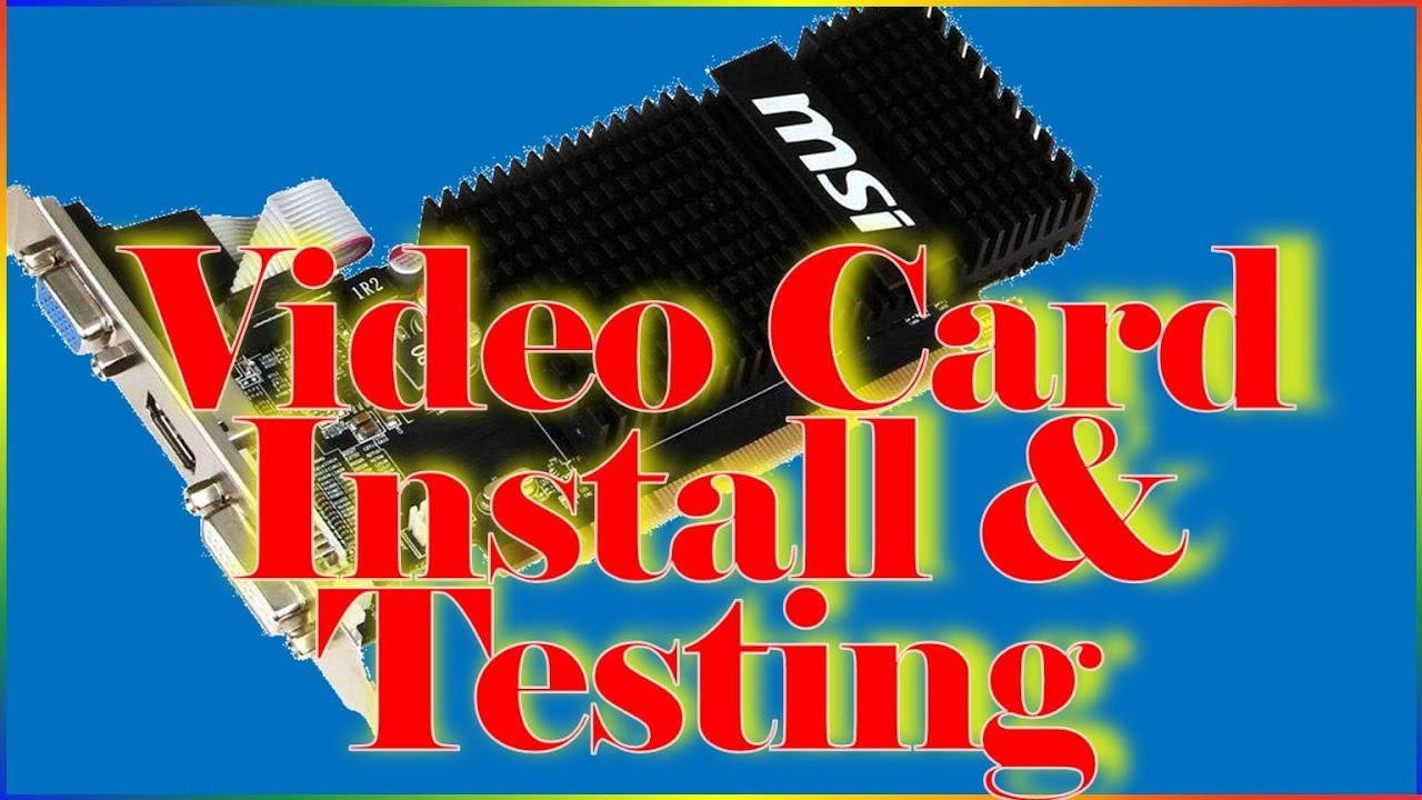 PV Video Card Upgrade & Speed Test YouTube