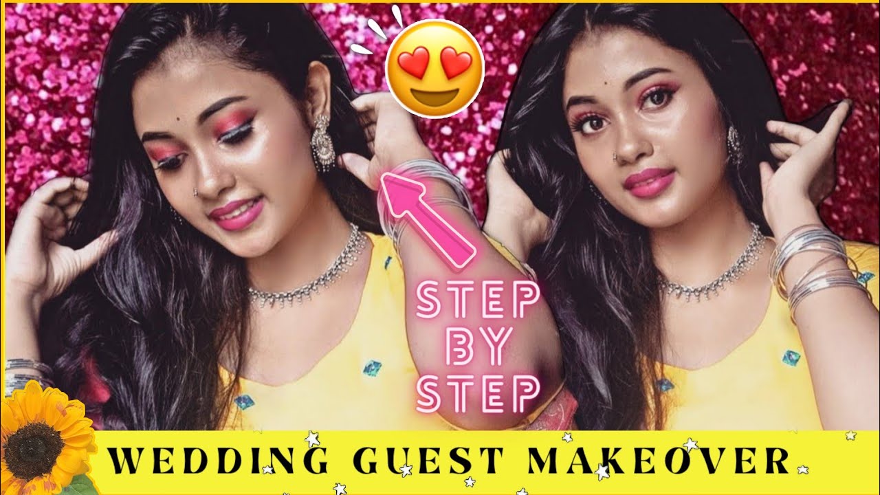 Pink Eye Makeup Tutorial For Indian Wedding Party Step By Step