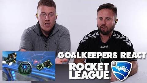 Real Goalkeepers Play Rocket League and React to the Best Pro Saves