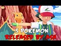 Top 5 Pokemon Released By Ash