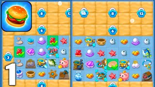 Merge Ocean - Story & Cooking - Gameplay Walkthrough Part 1 All Levels 1-3 (Android & iOS) screenshot 5