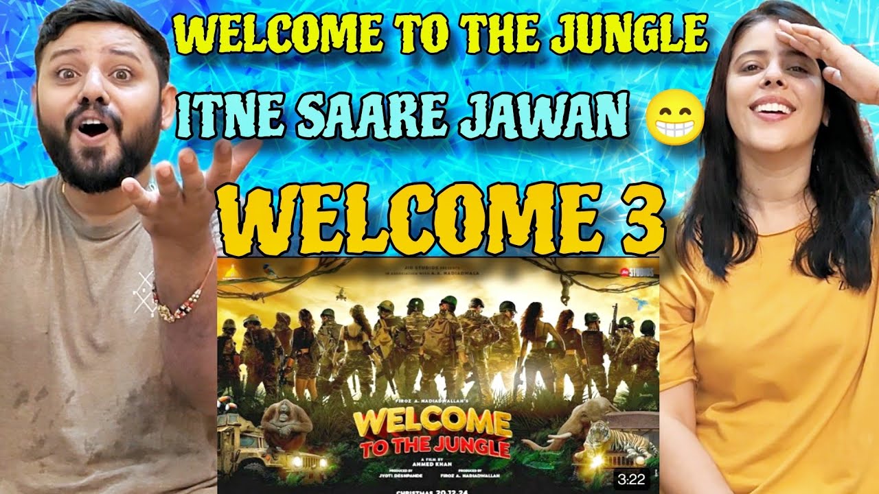Welcome To The Jungle (Welcome 3) - Official Announcement Video Reaction | Releasing Christmas  |