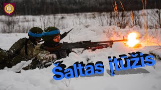 Kariūnų bataliono pratybos „Šaltas įtūžis“