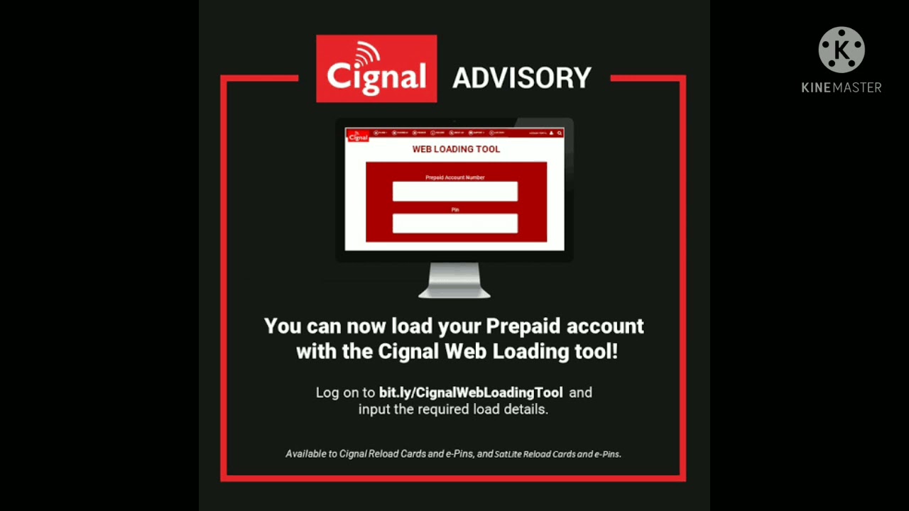 How to load cignal web loading tool cignal web loading tutorial youtube