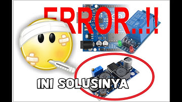Cara mengatasi arduino error ketika mengaktifkan relay