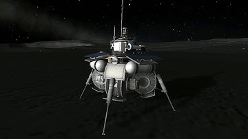 MOON PROBE LANDING SHORT VIDEO | kerbal space program