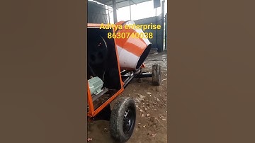 concrete mixer machine with single phase motor