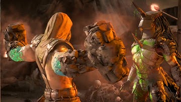 Mortal Kombat X - TREMOR FATALITY VS PREDATOR!