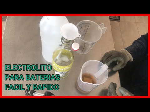 Video: Cómo Reemplazar El Electrolito En La Batería