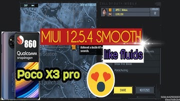 POCO X3 PRO GAME PLAY MIUI 12.5.4 GLOBAL