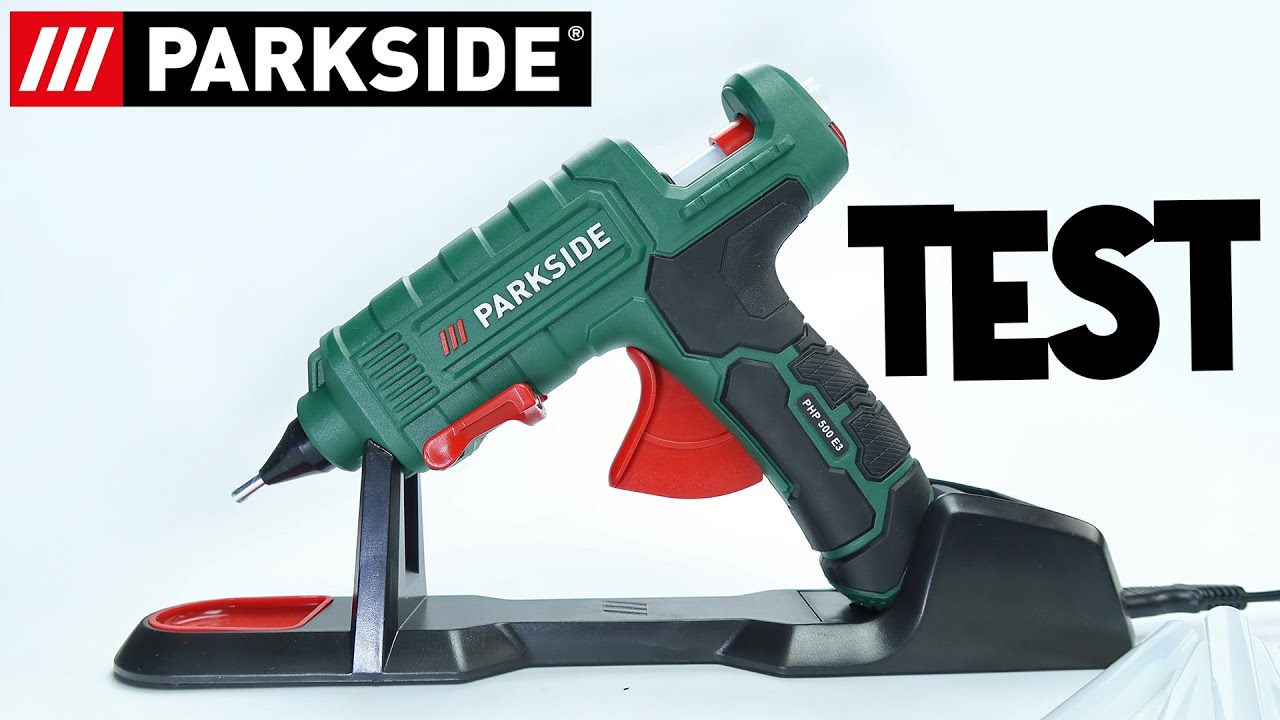 Parkside Hot Glue Gun PHP 500 E3 - Unboxing & Test - Lidl Tools - YouTube