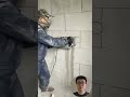 Wall Grooving by Renovation Workers #Construction #Tools #WorkProcess