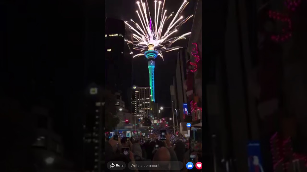 2020 New Year’s Eve celebration 🥳 in Auckland New Zealand - YouTube