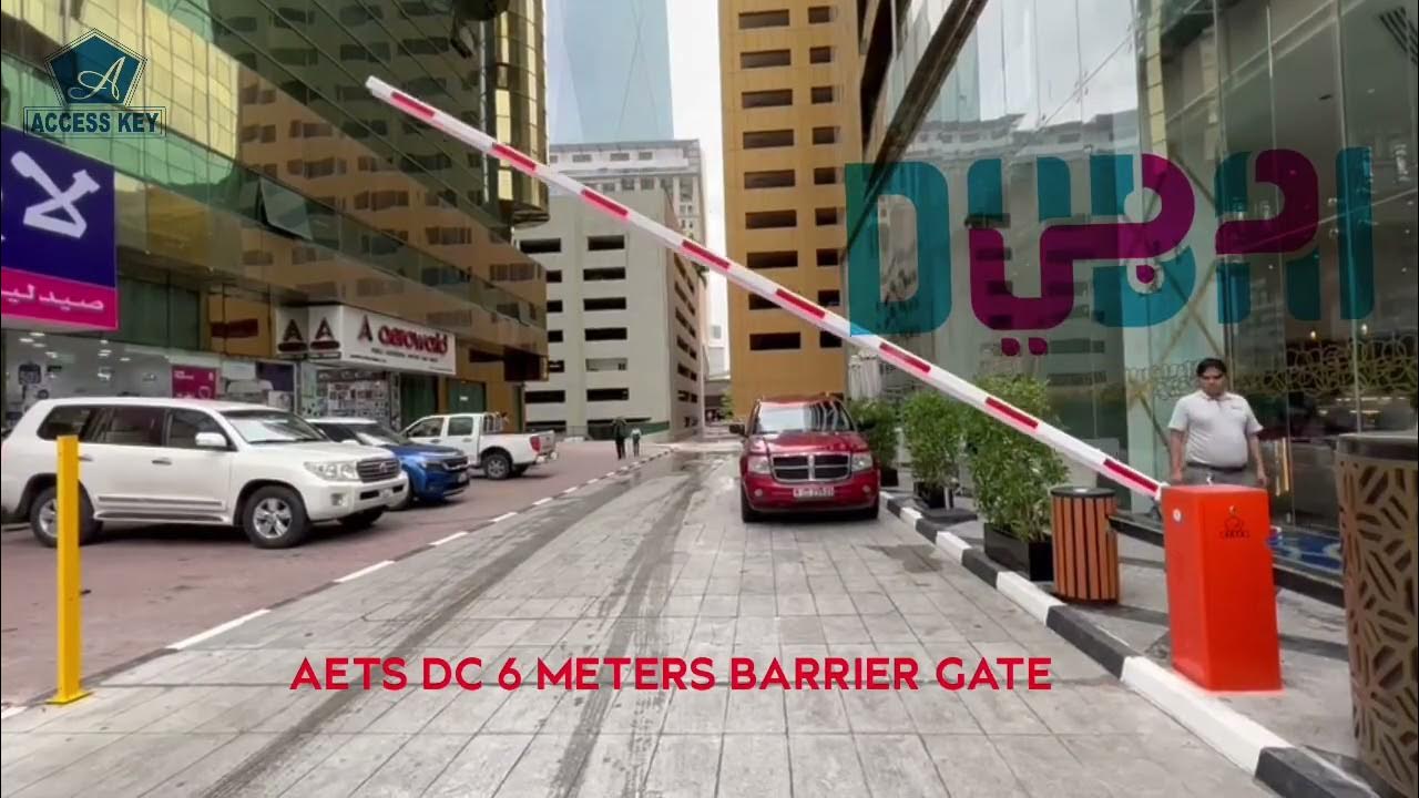 AETS DC 6 Meters Barrier Gate Barrier Dubai Automatic Parking
