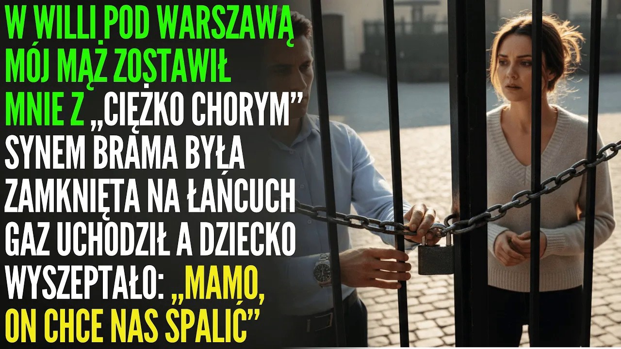 Mój mąż chciał nas spalić. Jego „sparaliżowany” syn znał prawdę