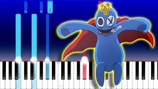 I&#39;m not your class clown - Blue Back Story - Rainbow Friends Animation (Piano Tutorial)