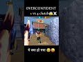 OVERCONFIDENT 😱☠️ [ 1vs 4 clutch] | GARENA FREE FIRE