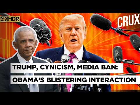 Obama Slams Trump’s ‘Fake News’ White House Ban, Warns It Sets Dangerous Press Freedom Precedent |US