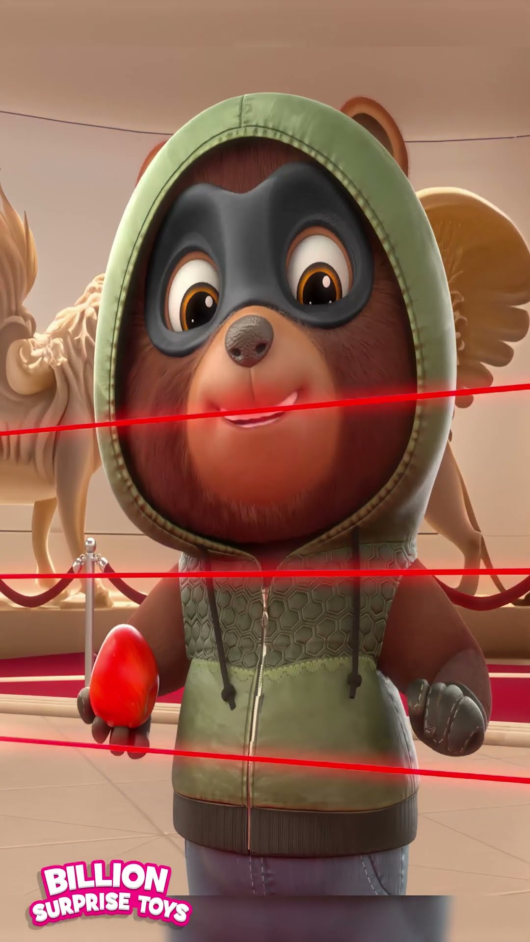The great museum robbery - ABCs and 123s #shorts #billionsurprisetoys