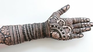 Download Lagu Full front hand mehandi design//simple mehndi designs//Bridal mehndi designs  MP3