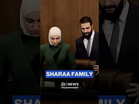 Syrian President Ahmad Al Sharaa And His Wife Latifa Al Droubi