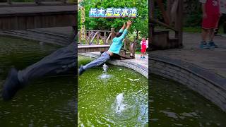 “Chintu Learns the Wild Hanging Bridge Trick from Guru Ji 🌉🤣🔥”