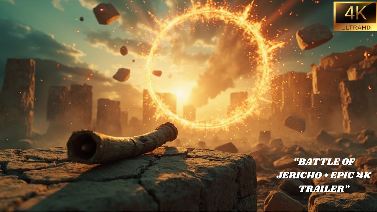 Jericho Falls: An Epic Biblical Trailer in 4K (Trumpets & Ruins)
