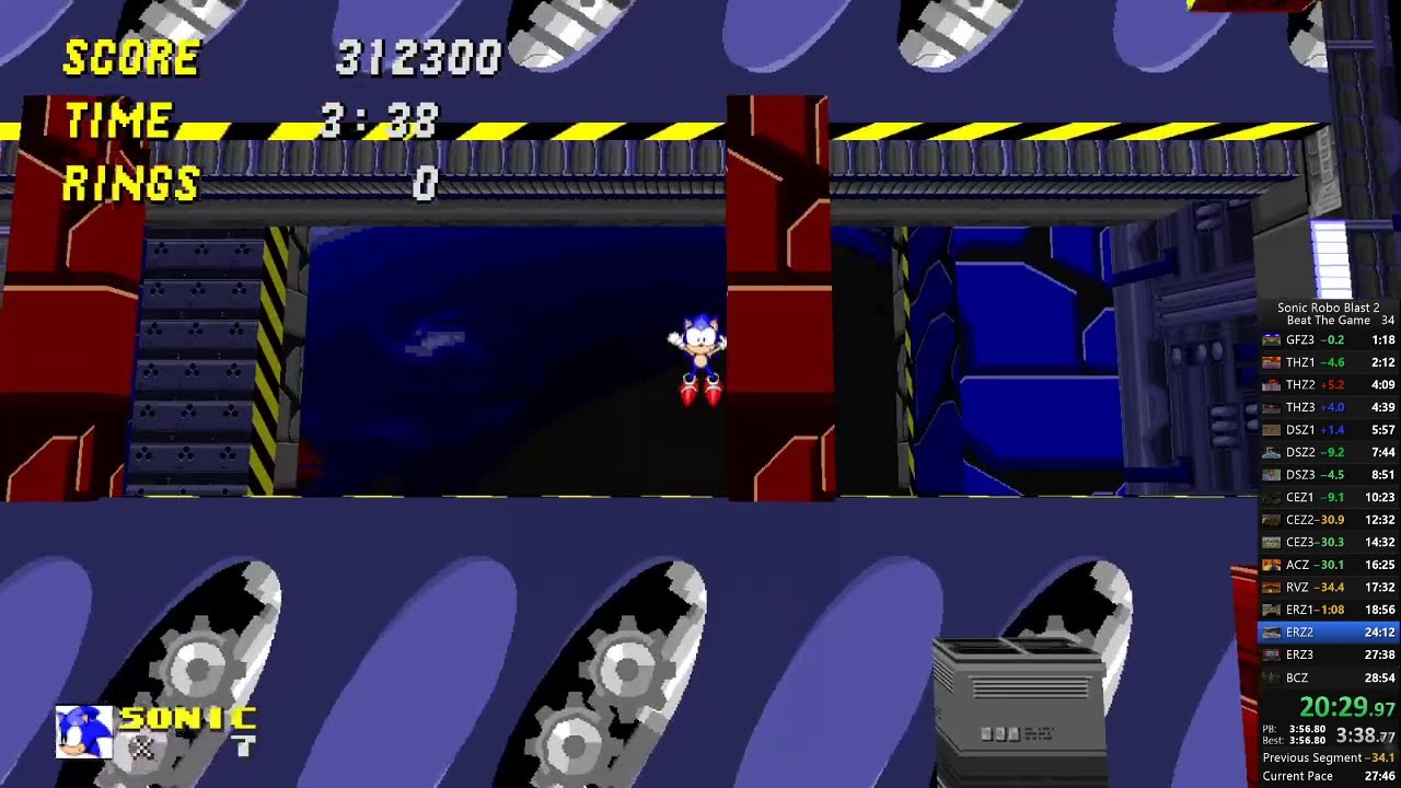 Sonic robo blast (2.1) in 25:52.68 (Game Time) 28:26.84 (Real Time ...