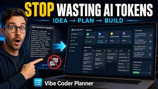 STOP WASTING AI TOKENS and a clear one massive prompt → structured development plan comparison.