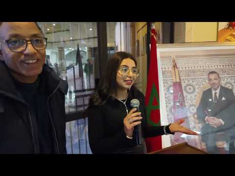 الفنانة سارة الأطرش في معرض صدى القارات بمكناس رحلة فنية عالمية