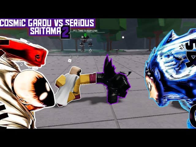 The Start of the Ultimate battle Between Cosmic Garou vs Serious Saitama. -  BiliBili