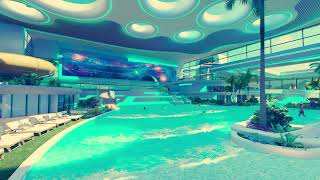 Cerulean Waves Mall  Mallsoft / Vaporwave Music Mix