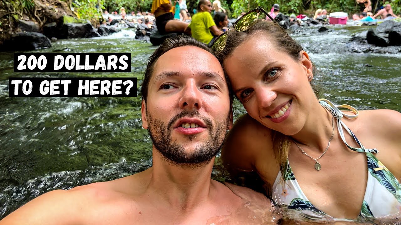 FREE natural HOT SPRINGS in COSTA RICA, La Fortuna Arenal (Costa Rica Travel Vlog)