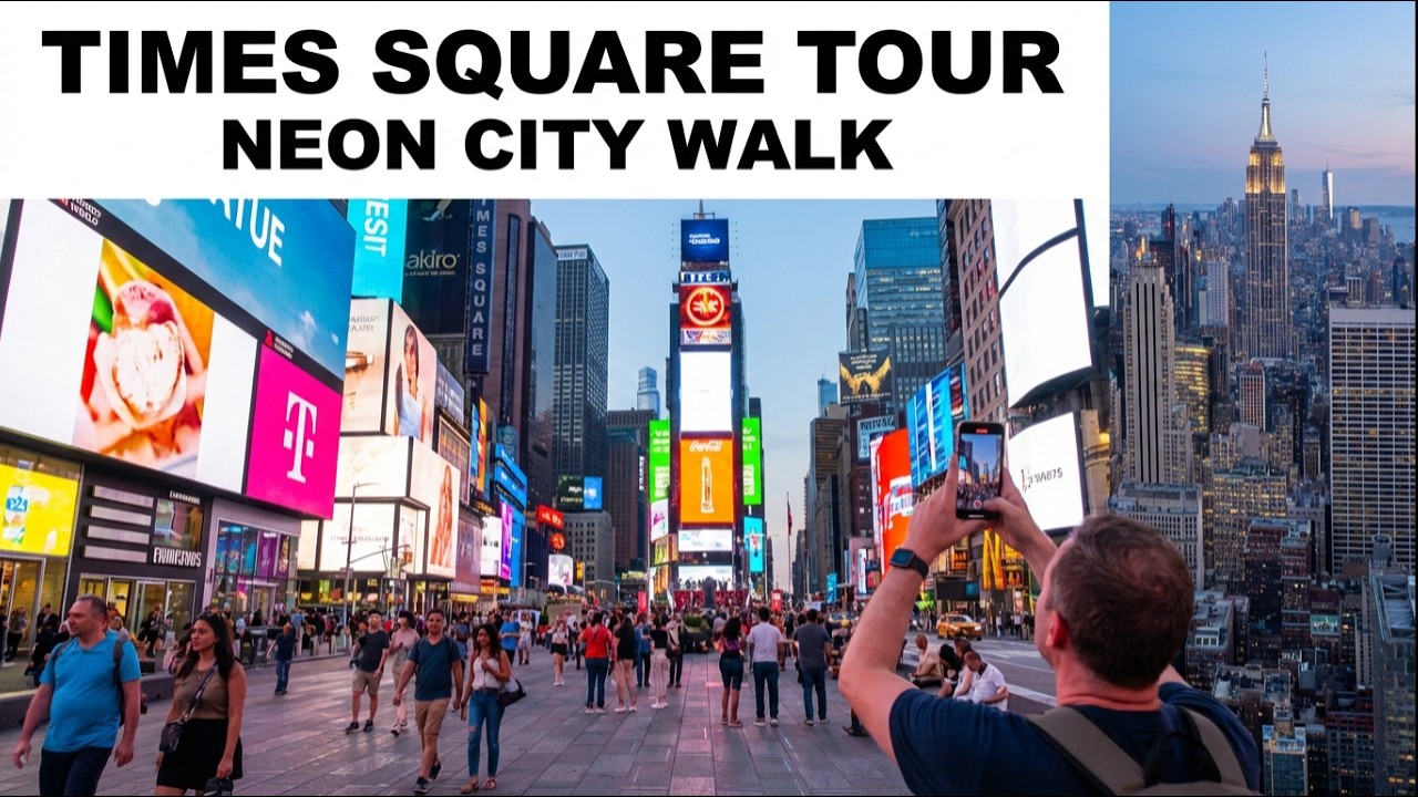 Times Square 4K Walkthrough