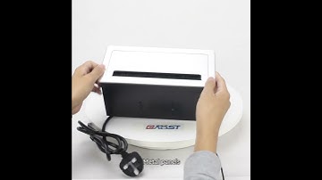 Gaost UK flip up socket desktop power strip 4 UK outlets type c charger