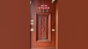 Mẫu nhà thờ bằng bê tông giả gỗ đẹp tại Thái Bình