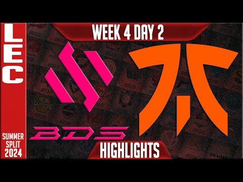 BDS vs FNC Highlights | LEC W4D2 Summer 2024 | Team BDS vs Fnatic Week 4 Day 2