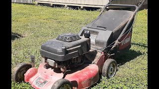 Toro PT-21 self propelled mower revival