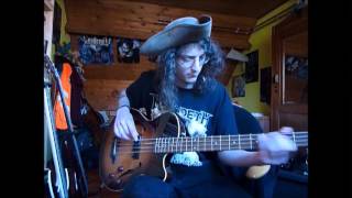 Alestorm Walk The Plank bass cover