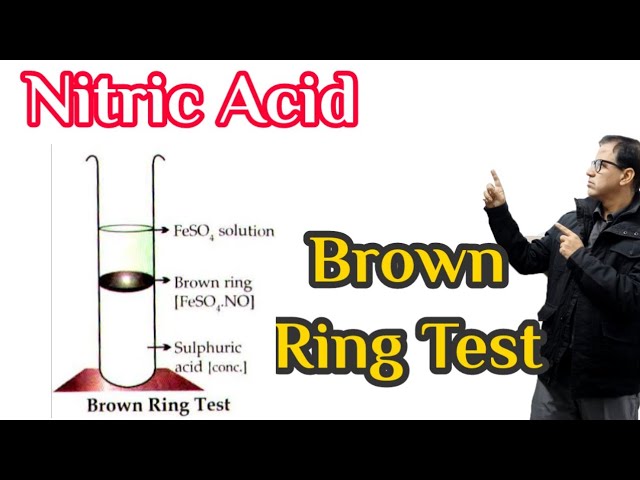 Brown Ring Test / Test of nitrate ion - YouTube