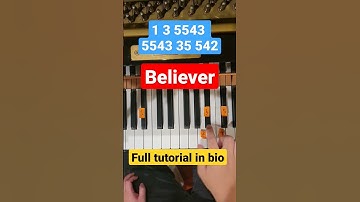 Thumbnail of Believer Imagine Dragons Piano Tutorial