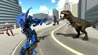 Transforming Dragon Robot VS Jurassic Dino World screenshot 4