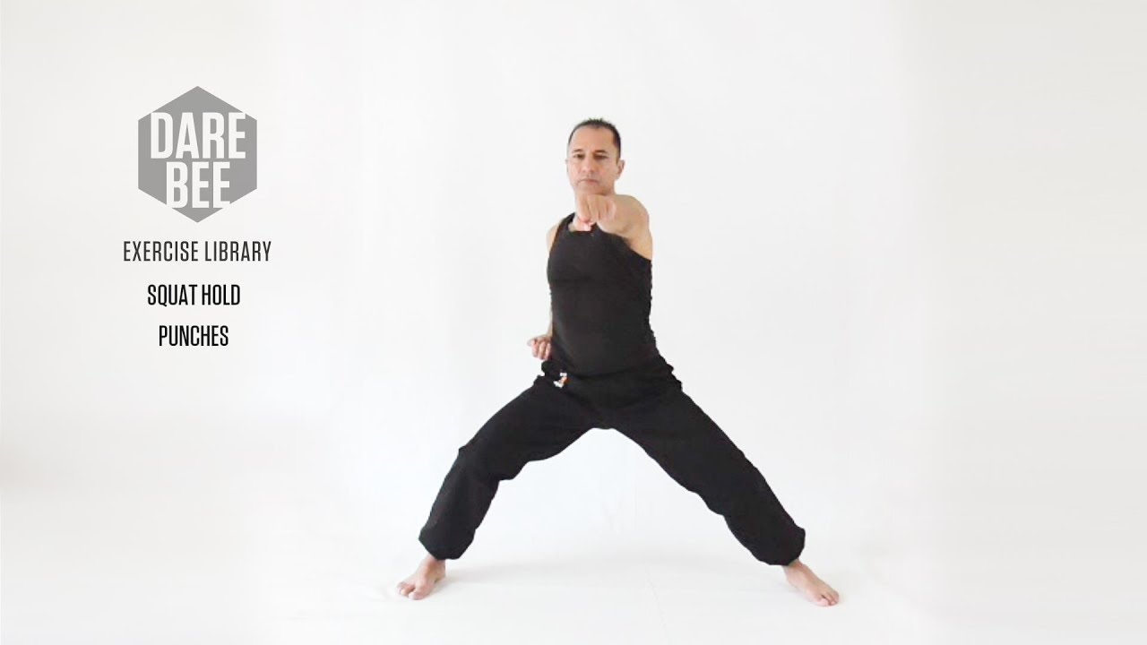 Exercise Library Squat Hold Punches YouTube