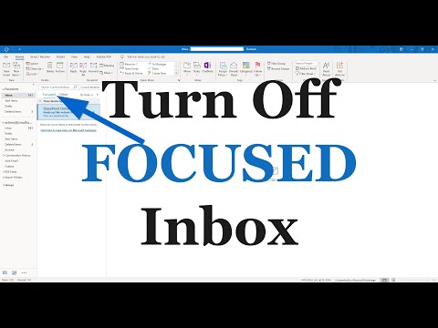 How to disable FOCUSED inbox within Outlook