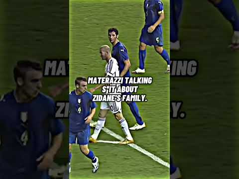 Zidane Headbutts Materazzi!!?