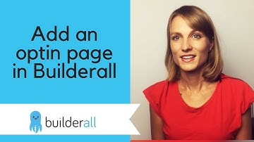 How to add an optin page in Builderall