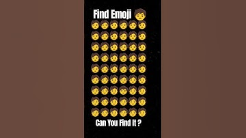 Find Emoji Challenge Part 11 #find #mindgames #mindfulness
